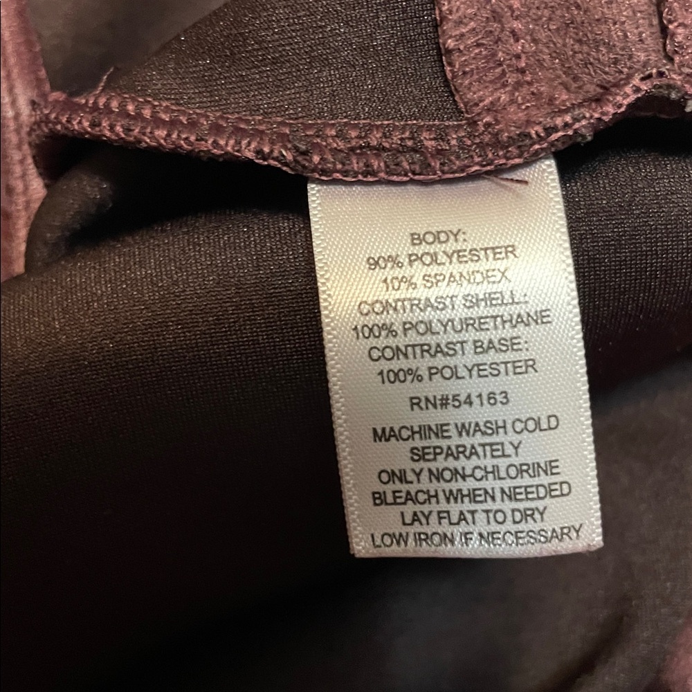 Marc New York Burgundy Faux Leather and Suede Skirt - Picture 6 of 6